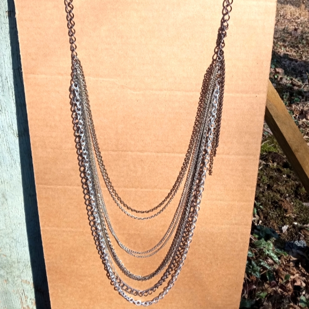 Multiple Chain Necklace - Picture 2 of 8